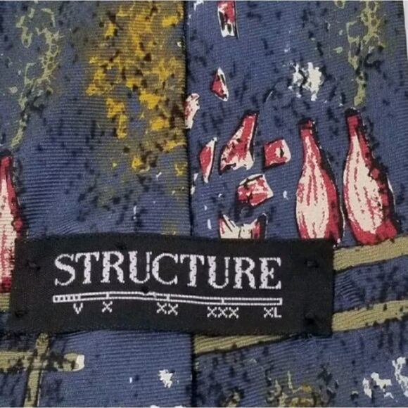 Structure Cowboy Wild West Campfire Novelty Tie - Picture 5 of 7